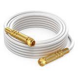 Cable Coaxial Rg6 - Cable De Cable De Cobre Sin Oxígeno Blan