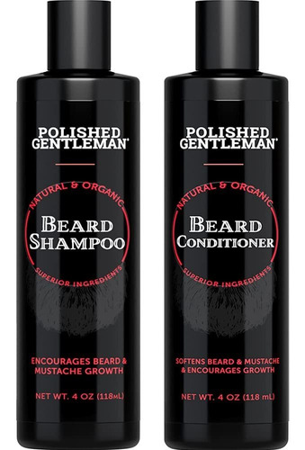 Beard Shampoo And Conditioner Set - Beard Wash And Condition