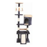 Fancy Pets Fl8462 Mueble Para Gato Con Rascadores Y Casa,