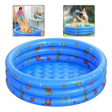 Piscina Hinchable Alberca Crystal Blue 330l Azul Caja