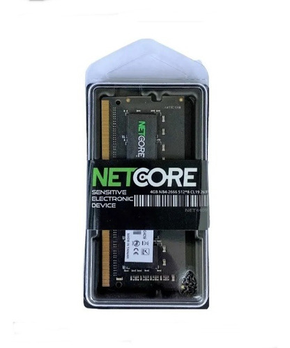 Memória Netcore Ddr4 De 4gb 2666mhz Para Notebook