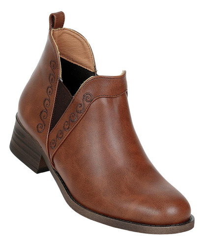 Botin Exploras Mujer Cafe Tipo Napa 2745