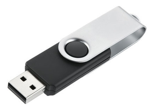 Pen Drive 8gb Twist Preto Usb Para Notebook Pc Multilaser