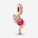 Charm Flamenco Con Cristal Murano Rosa Pandora Original