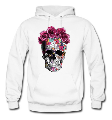 Buzo Catrina Calavera Mexicana Unisex Saco Deportivo Hoodie