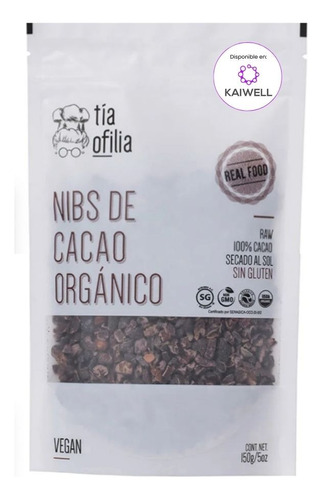 Nibs De Cacao Orgánico 150g Tía  Ofilia