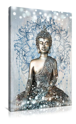 Mandala Buda Arte De Pared Zen Pintura De Pared Cuadro ...