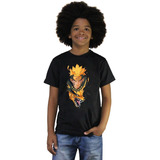 Naruto Shippuden Camiseta Infantil Kurama Camisa 100%algodão