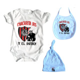 Set Bebe Body + Extras Indio Solari Chacarita Juniors