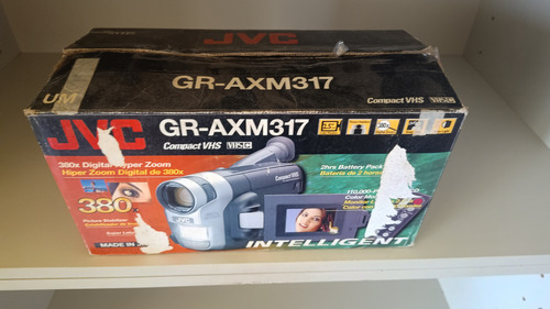 Filmadora Jvc Gr-axm317 Vhs Vhsc Intelligent Não Tá Ligando