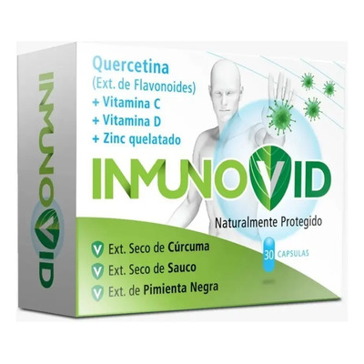 Inmunovid + Vitamina C + Vitamina D + Zinc Quelatado Sabor Sin Sabor | Mismo precio en cuotas