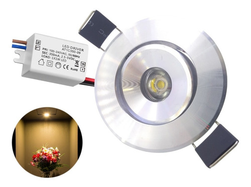 Plafon Spot Led Embutir 1w 220v