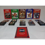 Atari 2600 5 Juegos Originales En Caja Y Manual De Colección