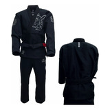 Kimono Jiu-jitsu Bjj - Krieger Phantom 2.0 Preto E Cinza