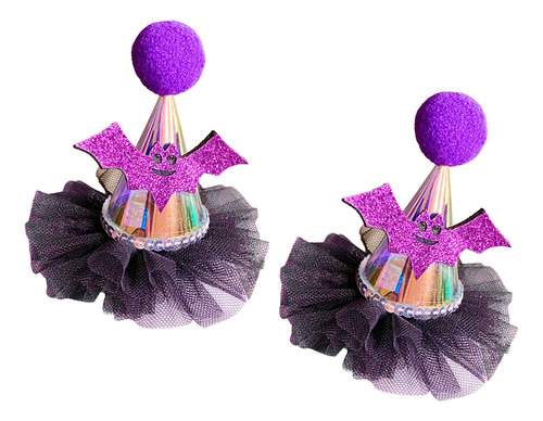 2x Pinzas Para El Cabello De Halloween Accesorios Para Fotos