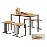 Meza Comedor Living Tipo Industrial