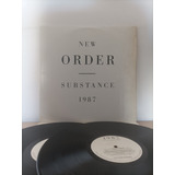 Lp Vinil New Order Substance 1987 Disco Duplo Com Encartes