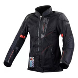 Jm Campera Moto Cordura Mujer Ls2 Alba Verano Protecciones