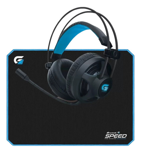 Headset Gamer Pro H2 + Mousepad Speed Grande 44 X 35 Cm