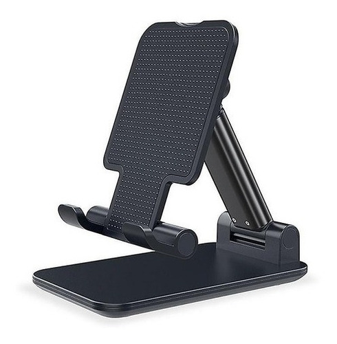 Suporte Metal De Mesa P/ iPad iPhone Celular Ajustável Preto