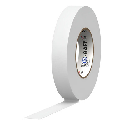 Cinta Adhesiva Pro Tapes Gaff Tape 24mm X 50m Mate Color Blanco | Envío gratis