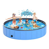 Piscina Plegable Grande Para Perros | 97x16''