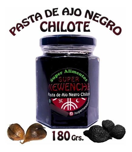 Pasta Ajo Negro Chilote 180 Grs.