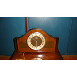 Antiguo Reloj De Madera Maciza Electrico Emeta