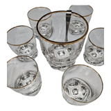 Set De Whisky, Hielera, Vasos X6, Pinza. Nuevo Sin Uso.