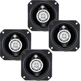 Kit Com 2 Pares Falantes Jbl Triaxiais 4'' 4tr6a 120w Rms