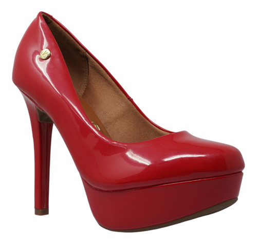 Zapatillas De Tacon Rojos Zapatos Mujer Vizzano 1830501