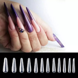 Molde F1 Curvatura P/ Unhas Gel Polygel Tip Removível Revers