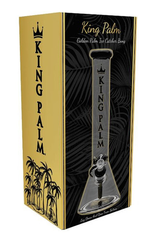 King Palm Edición Limitada 16 Glass Beaker Bong Ice Catcher