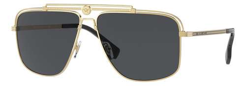 Versace Ve2242 100287 New Aviator Black Pale Gold