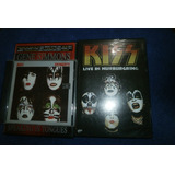 Kiss Cd Dinasty + 2 Dvd's Live Lote Gene Simmons Ideal Fans!