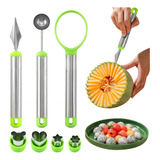 Kit 7 Cortadores De Frutas Moldes De Fruta Verduras Galletas