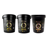 Kit Arvensis 2 Máscaras 2x1 450g +1 Geleia Alta Fixação 450g