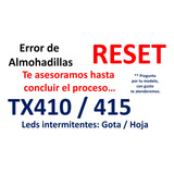 Reset Epson Tx410 - 415 / Almohadillas