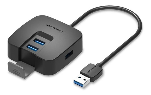 Hub Adaptador Usb 4 Puertos 3.0 + Power Micro Usb Vention