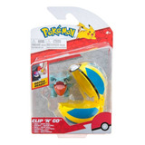 Gible 4cm Con Pokebola 7cm Pokemon Jazwares