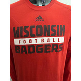 Remera adidas Wisconsin Badgers Football Talle Large