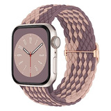 Malla Elastica Apple Iwatch Band 38/40/41mm - Rosa Humo 