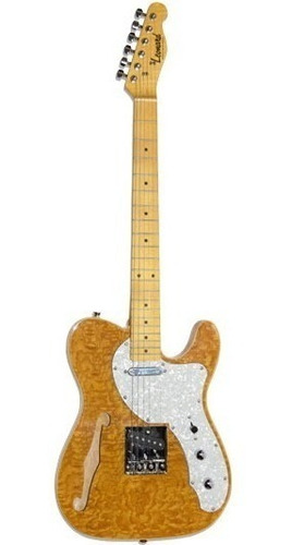 Guitarra Electrica Telecaster Semi Hollow Leonard Le496mfyl