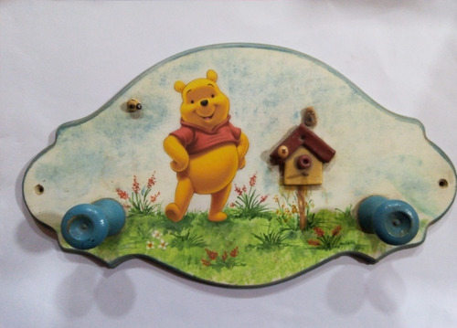 Perchero De Pared Infantil Winnie Pooh