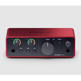 Interfaz De Audio Focusrite Scarlett Solo 4ta Generacion 