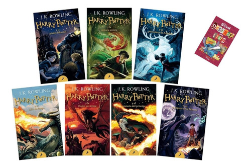 Saga De Harry Potter Vol 1,2,3,4,5,,7 +regalo