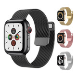 Pulso Metálico Con Imán Apple Watch Iwatch Todas Las Medidas