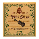 Encordado Para Violín 3/4 Y 4/4 King Lion Estudiantil