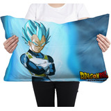 Cojin Almohada Dragon Ball Z Vegeta Anime Diseño Unico Tela 