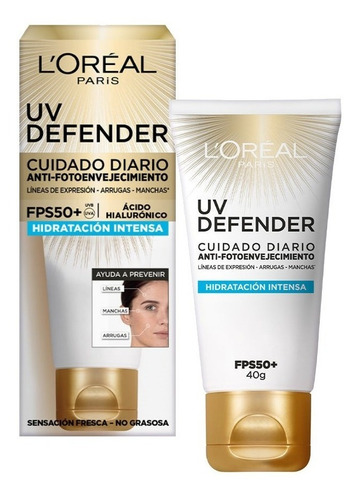 Crema Antiarugas Hidratacion Intensa Fp50 Loreal Uv Defender